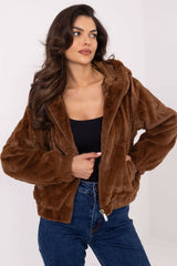 Stylish smooth design teddy bear jacket