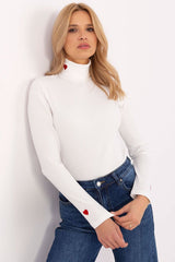 Elegant women's turtleneck sweater