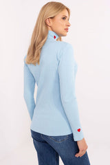 Elegant women's turtleneck sweater