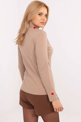 Elegant women's turtleneck sweater