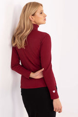 Elegant women's turtleneck sweater