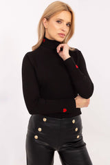 Elegant women's turtleneck sweater