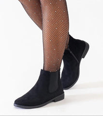 Black classic ankle boots