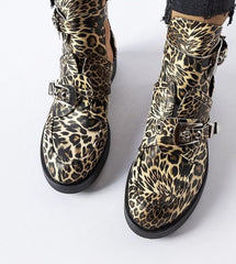 Sperone leopard pattern ankle boots