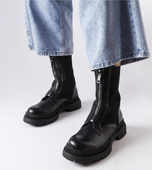 Napolitani Black sock boots