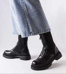 Napolitani Black sock boots