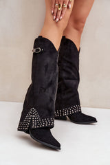 Stylish women's heel ankle boots