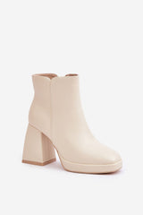 Women's stable block heel ankle boots