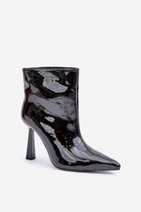 Women's ankle boots on a high stiletto heel