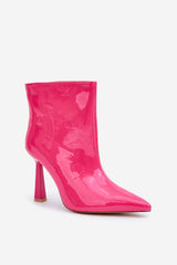 Women's ankle boots on a high stiletto heel