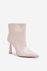 Women's ankle boots on a high stiletto heel