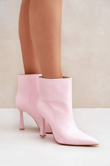 Women's ankle boots on a high stiletto heel