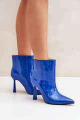 Women's ankle boots on a high stiletto heel