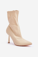 Women's slim stiletto heel ankle boots