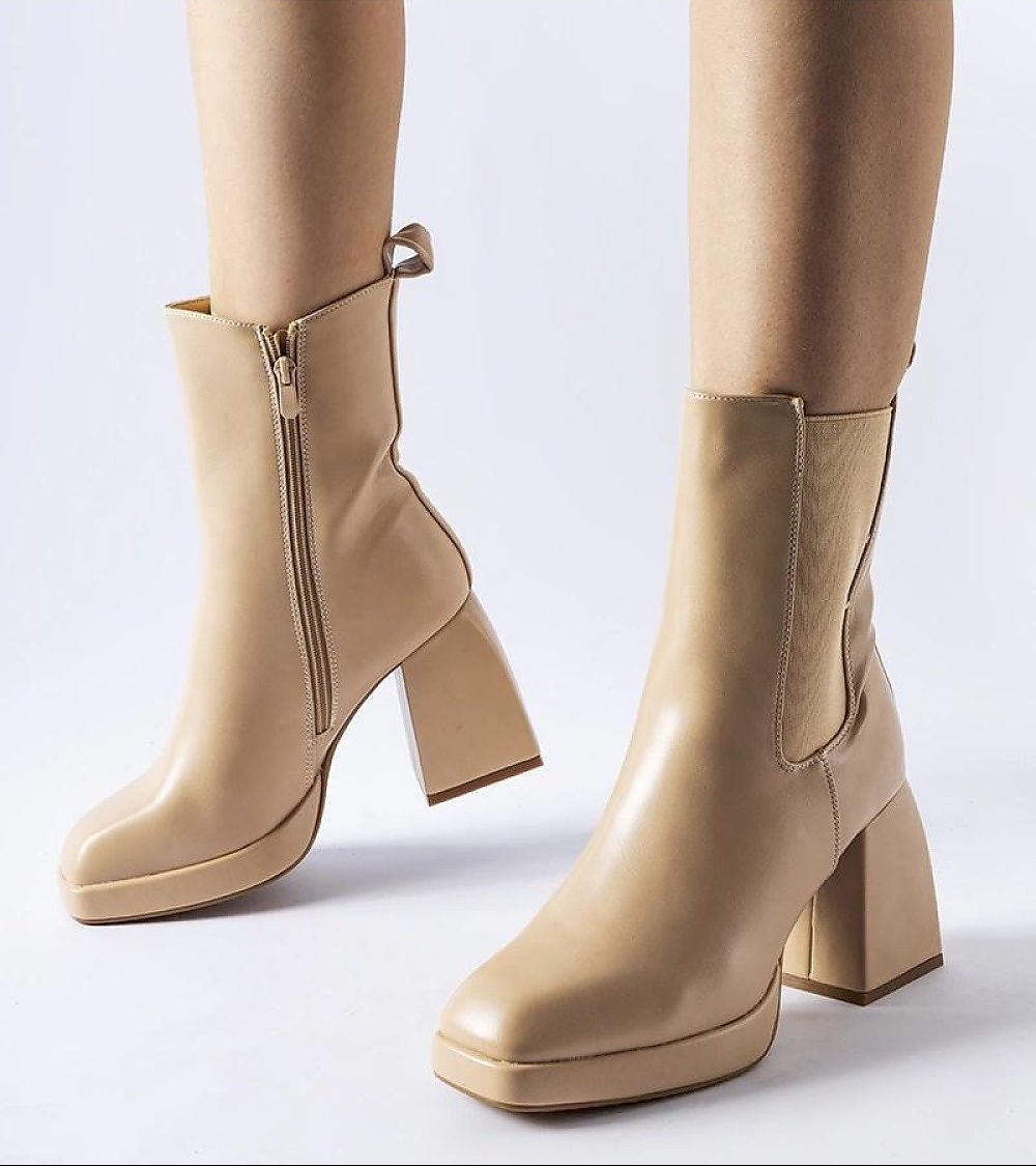 Adamo brown insulated stiletto boots