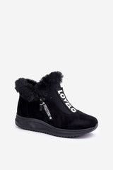 Women's eco suede sneakers with soft fur