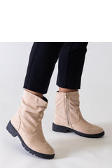 Elegant eco-suede ankle boots