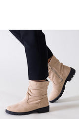 Elegant eco-suede ankle boots