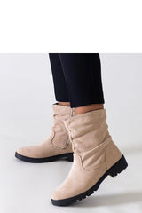 Elegant eco-suede ankle boots