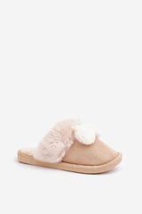 Women's slippers with soft fur lining