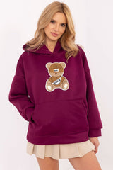 Women's casual hooded sweatshirt