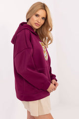 Women's casual hooded sweatshirt