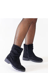 Elegant eco-suede ankle boots