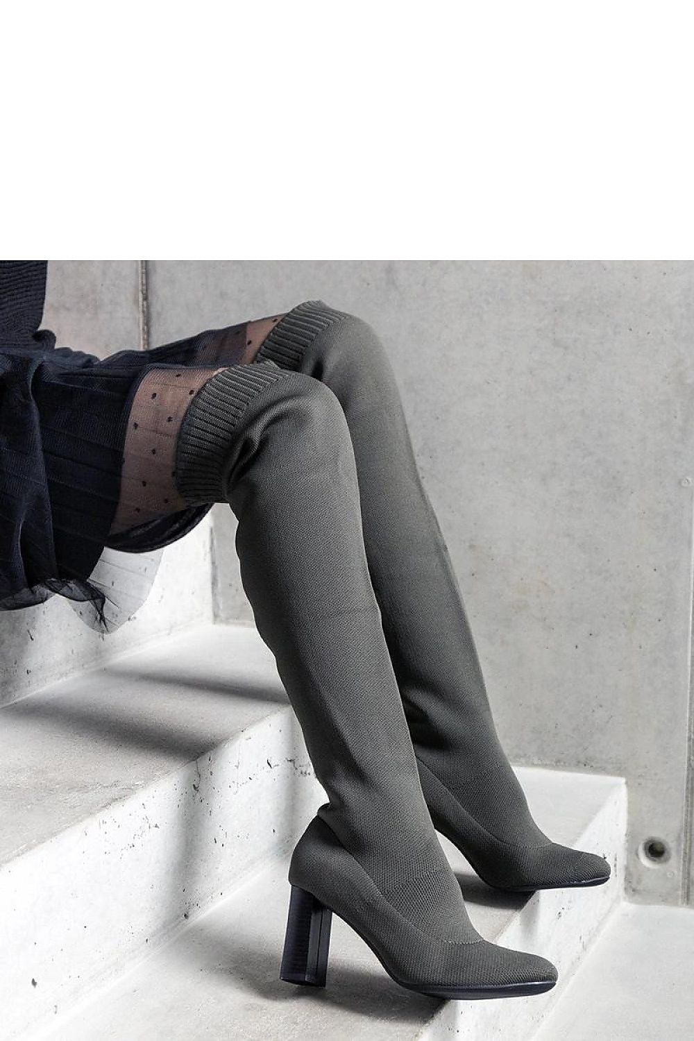 RevChic Kavira57 Heel boots 778 – Green Secondary image