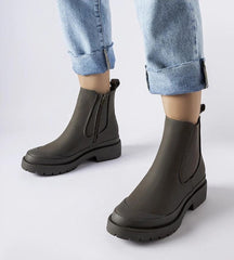 Women green stylish boots