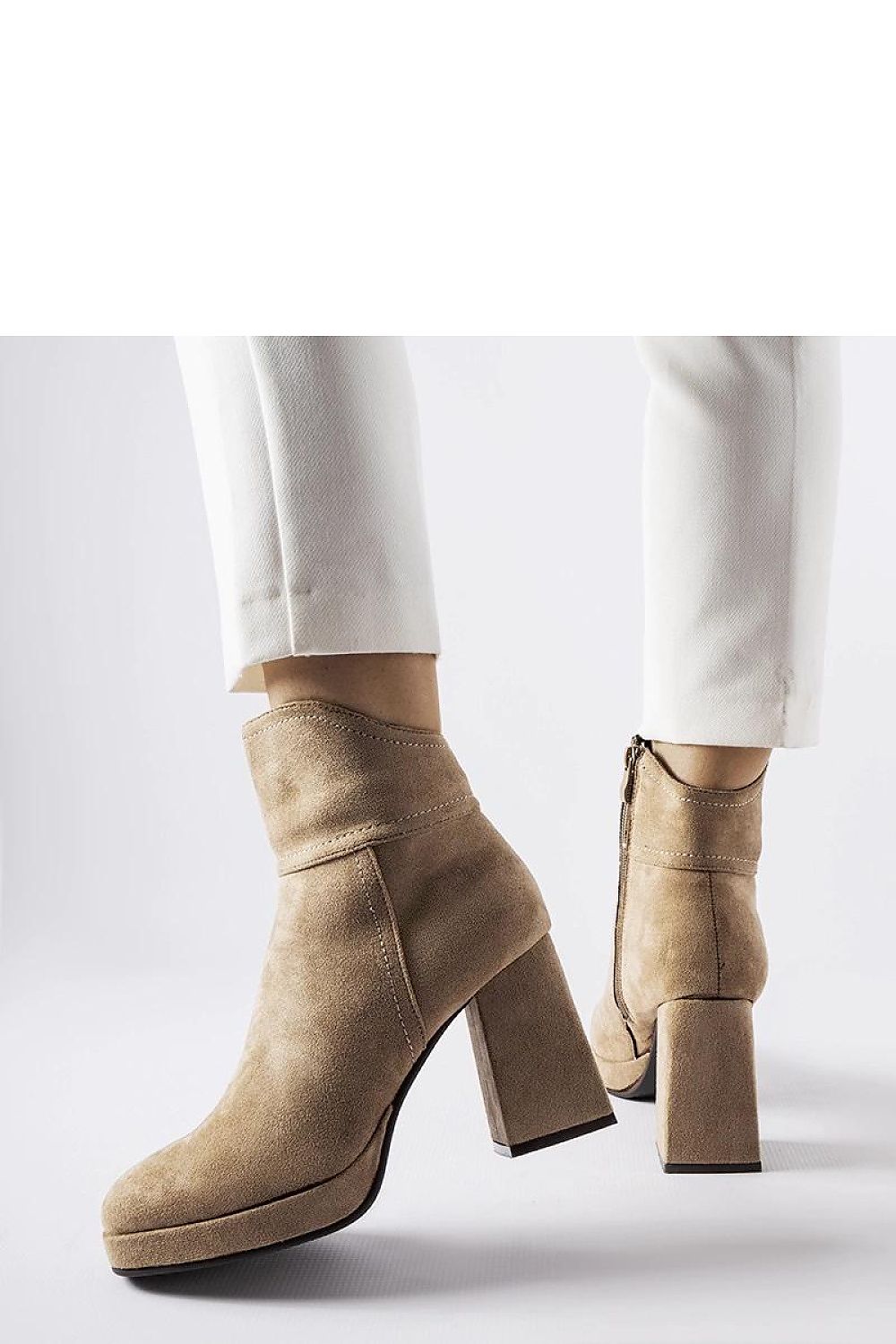 RevChic Kavira58 Heel boots 870 – Beige Secondary image
