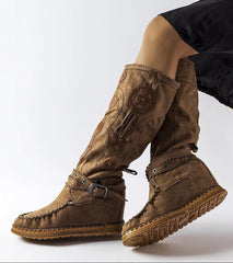 Putignano dark brown boho style boots