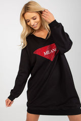 Women's dominant print casual sweatshirt