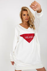 Women's dominant print casual sweatshirt