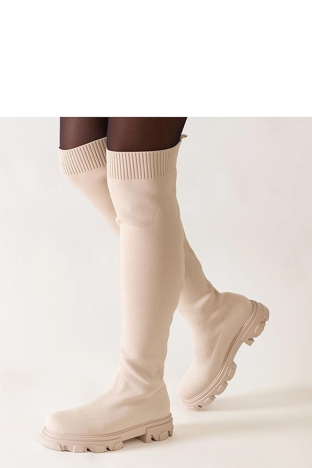 RevChic Kavira59 Heel boots 443 – Beige Secondary image