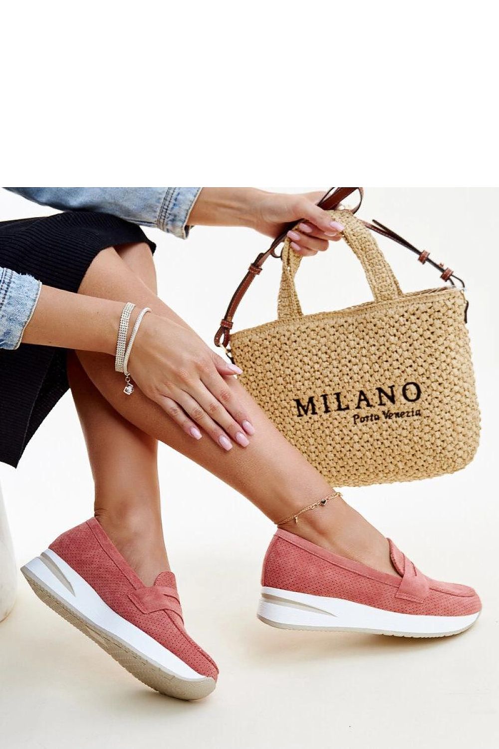 RevChic Lorae Half shoes 455 – Pink Secondary image