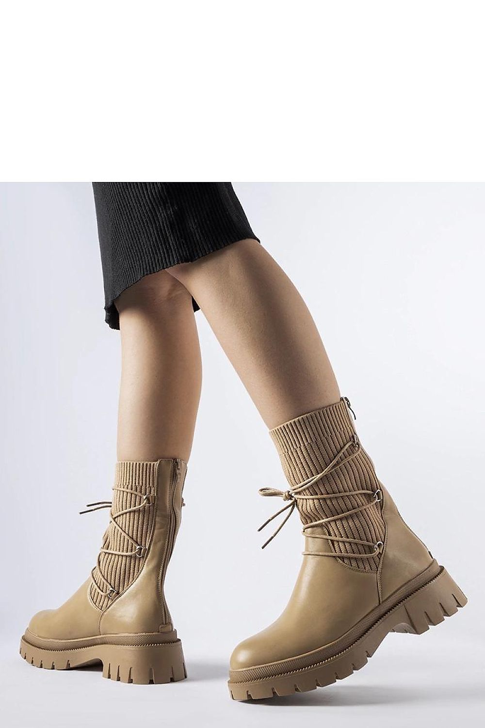 RevChic Kavira40 Boots 532 – Beige Secondary image