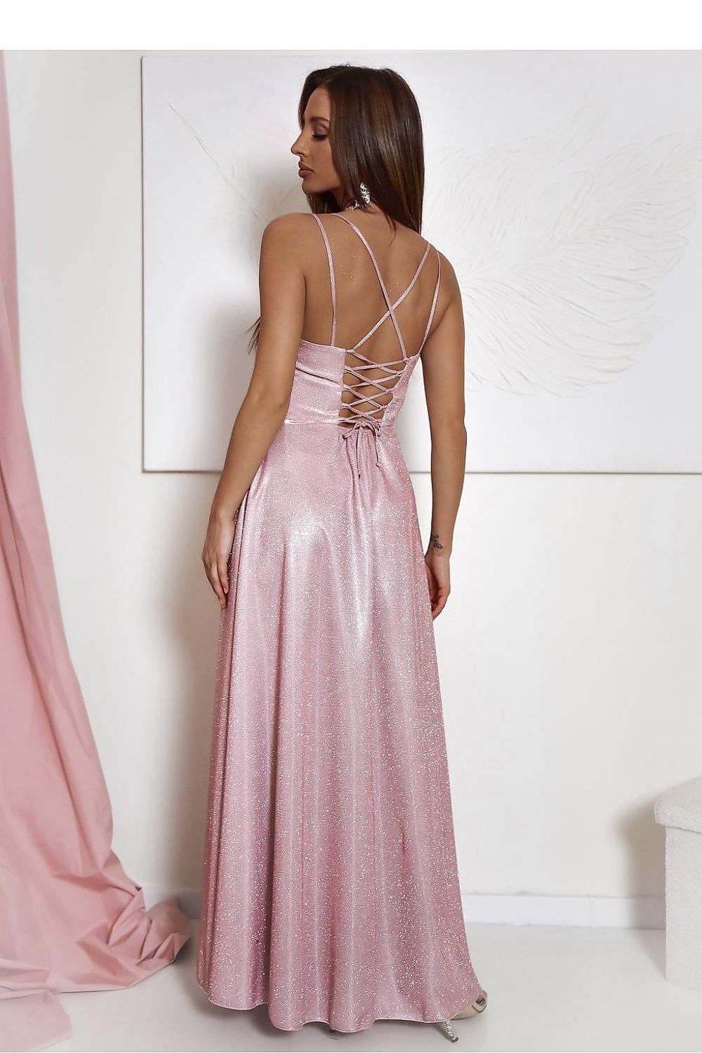 WY Long Evening Dress With Slit Secondary image