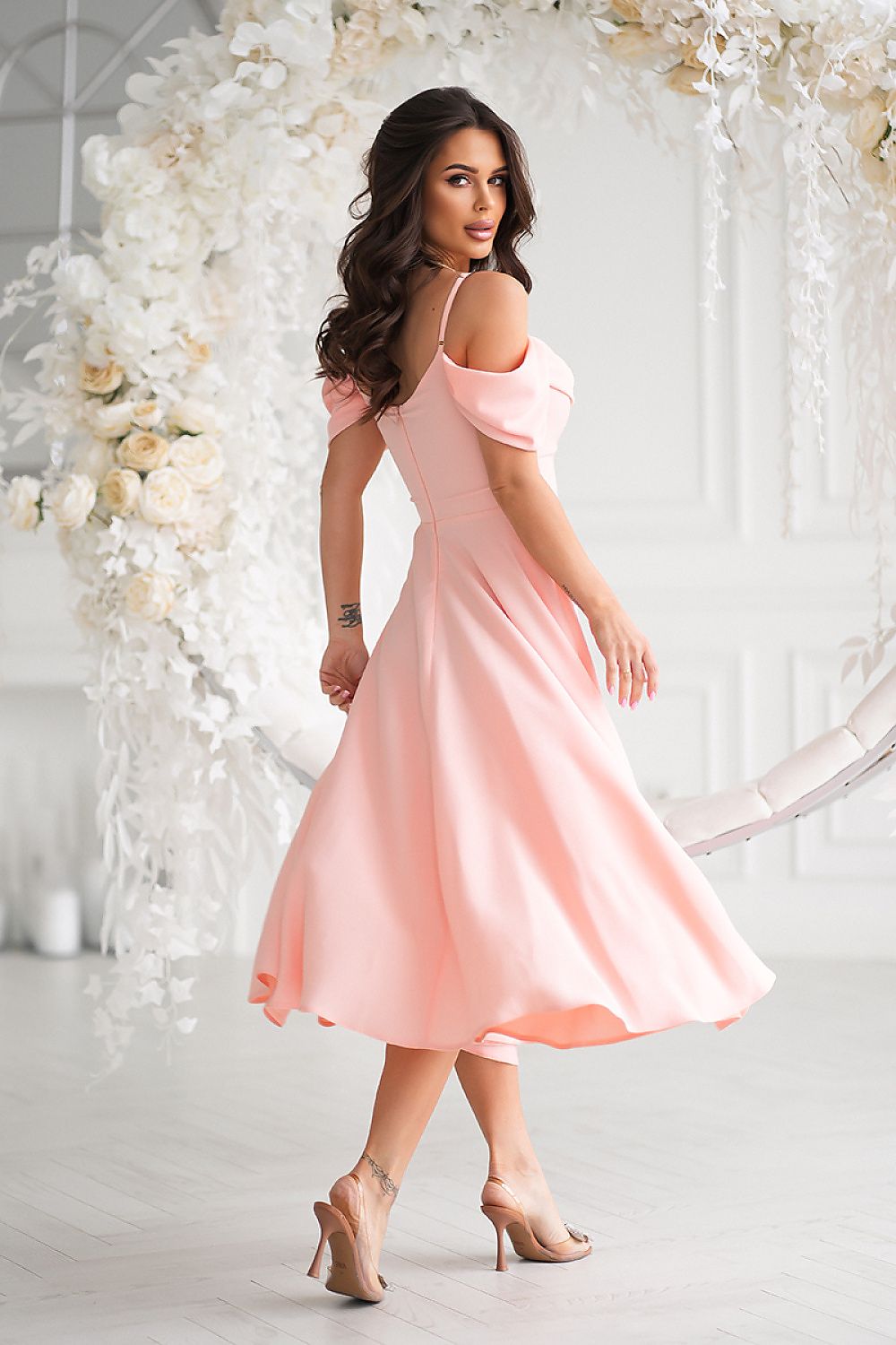  Evening dress model 210731 Bicotone 
