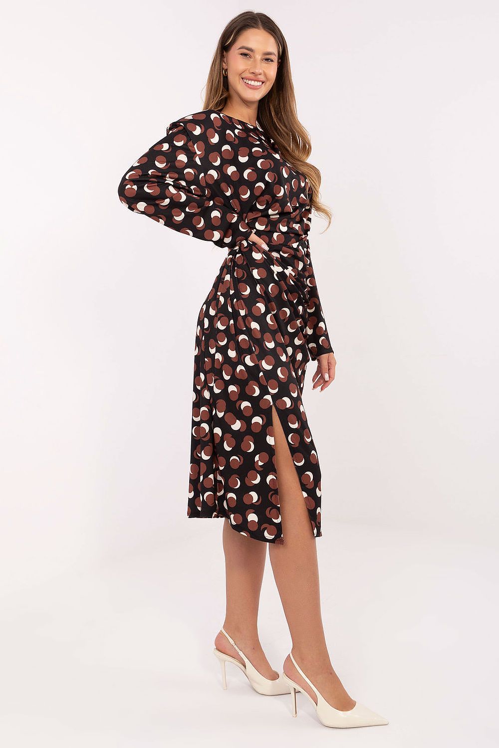 Rue Paris Geometric Midi Dress Secondary image
