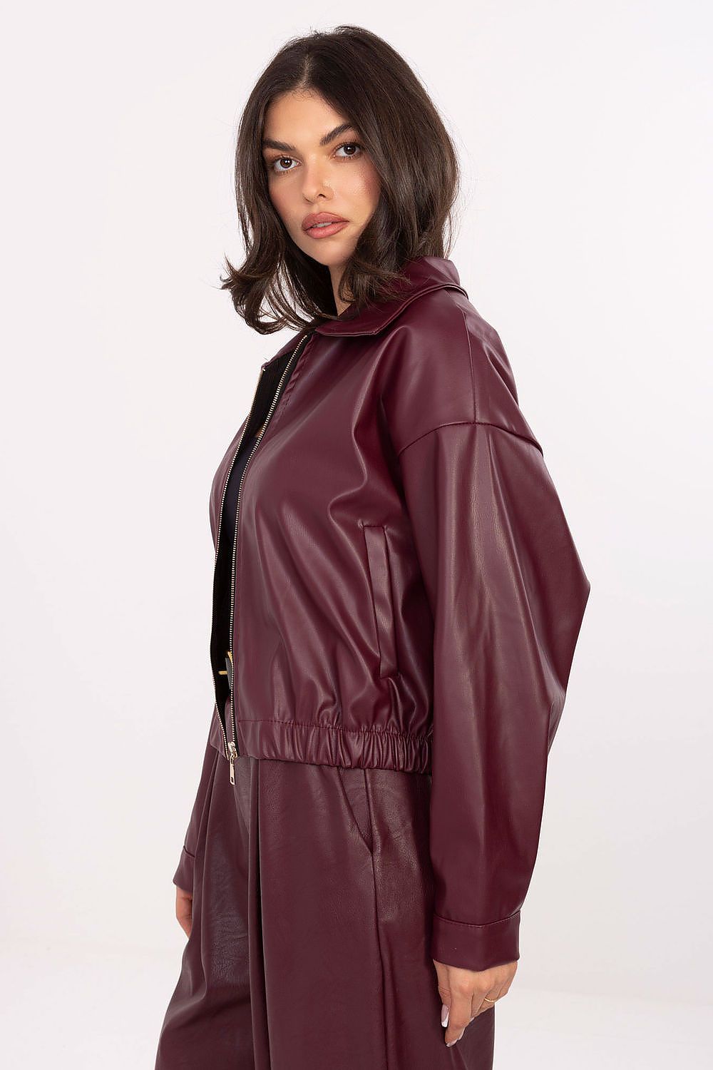 Rue Paris Short Eco-Leather Jacket Secondary image