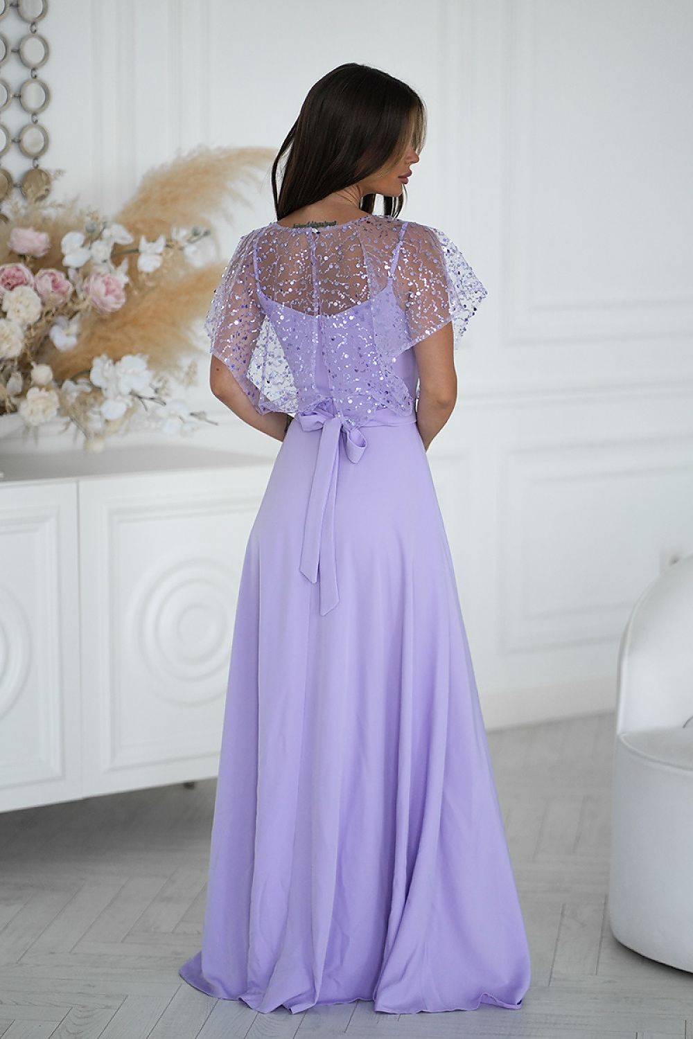  Long dress model 219693 Bicotone 