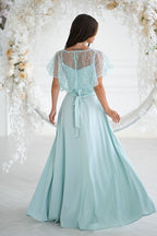  Long dress model 219695 Bicotone 