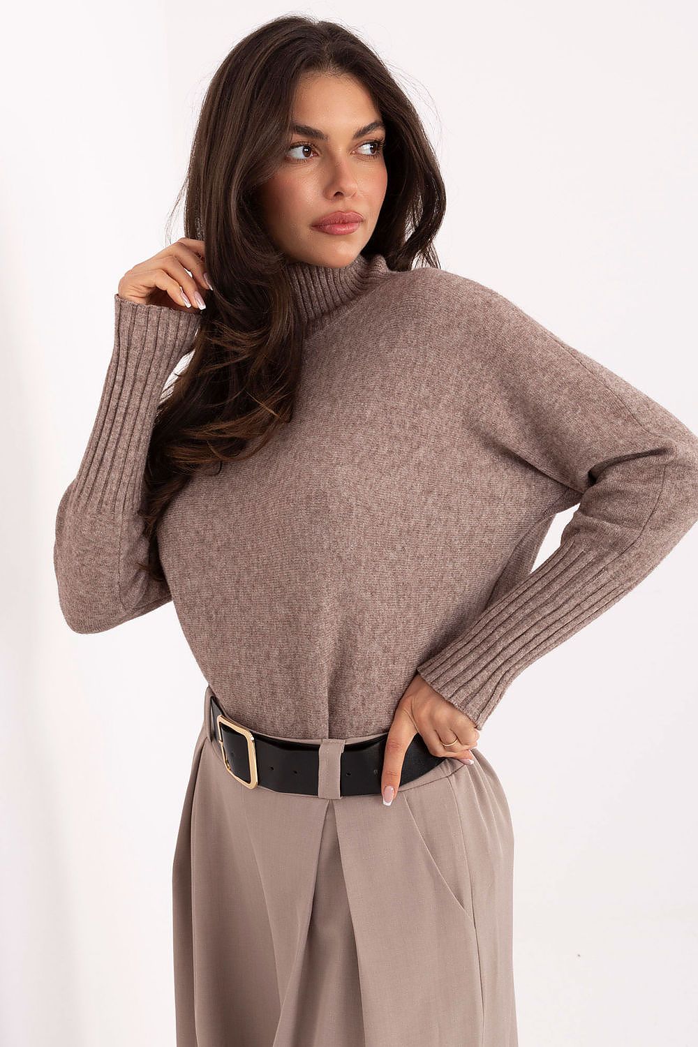 Rue Paris Classic Turtleneck Sweater Secondary image