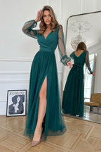  Long dress model 220099 Bicotone 