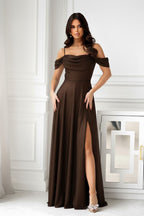  Long dress model 220615 Bicotone 