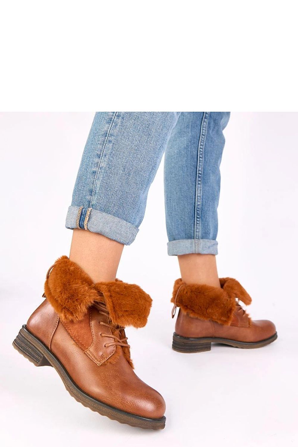 Fur Laced Winter Boots Secondary image