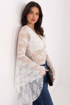  Lace blouse model 222810 Factory Price 