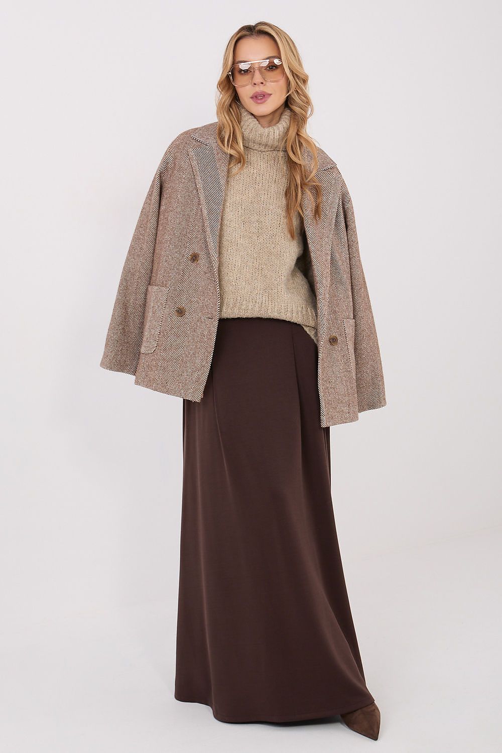 Lakerta Fir-Pattern Double-Button Blazer Secondary image