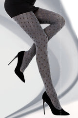 Tights decorated with smal dots