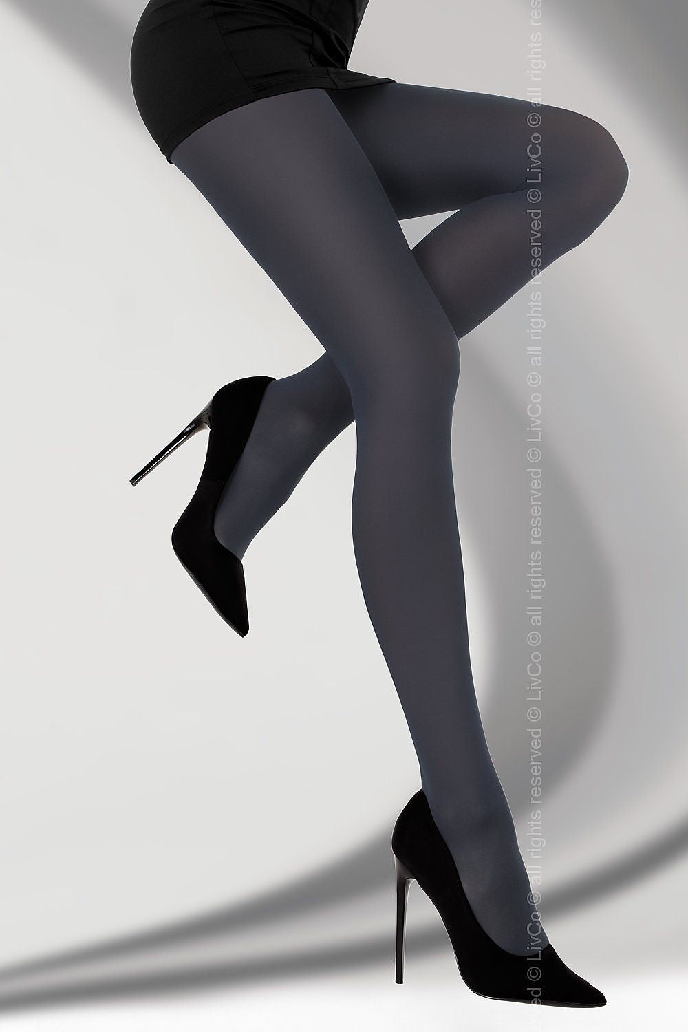 Navy blue smooth tights